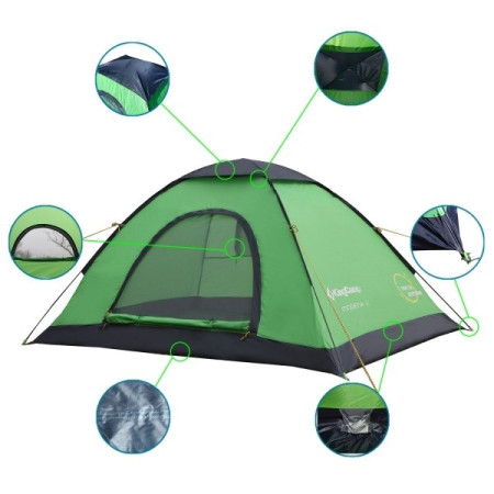 Палатка KingCamp Modena 2(KT3036) (green)