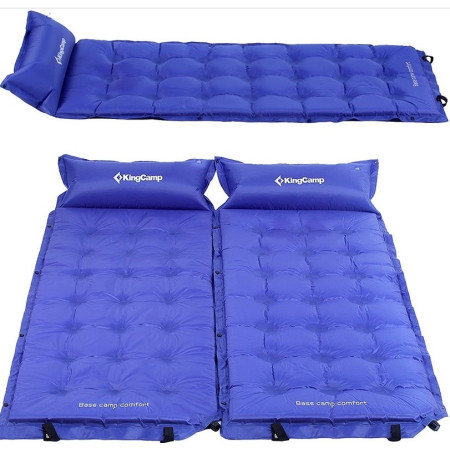 Само надувной коврик KINGCAMP BASE CAMP COMFORT (KM3560) (BLUE)