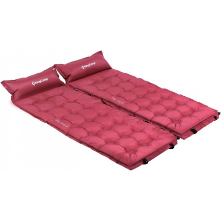 Само надувной коврик KINGCAMP BASE CAMP COMFORT (KM3560) WINE RED