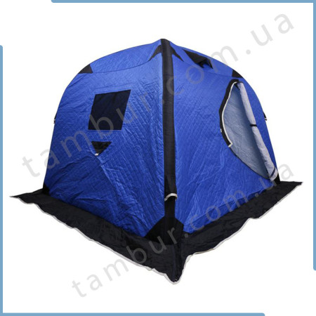 Палатка зимняя надувная 200*200*165 синяя