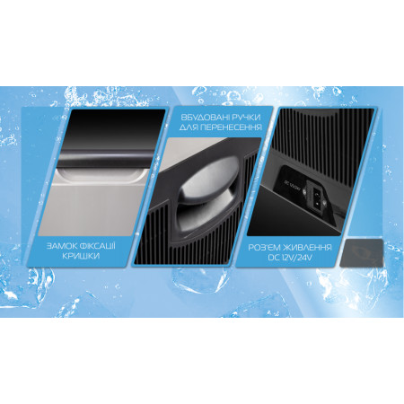 Холодильник-компрессор Weekender G22 22л. 598x335x320мм (автохолодильник)