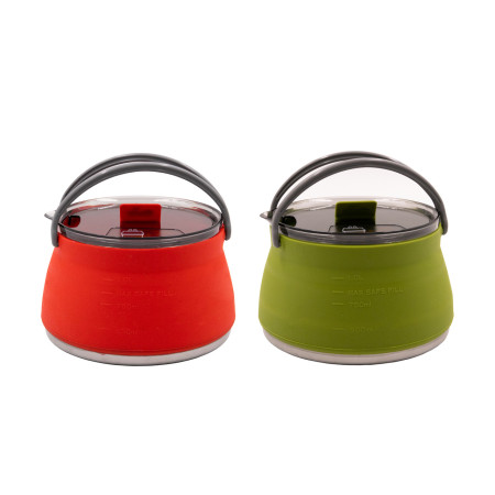 Чайник Tramp силиконовый с металлическим дном 1л терракот TRC-125