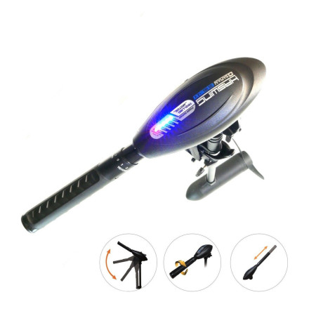 Лодочный электромотор для троллинга  Haswing Osapian 30Lbs черный 12В + agm Haswing 30Ah