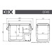 Холодильник-морозильник Dex CF-45