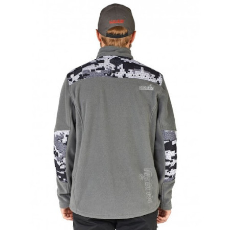 Куртка флисовая NORFIN GLACIER GRAY CAMO (охота, рыбалка, туризм)