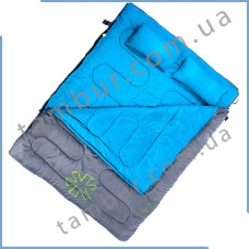 Спальный мешок-одеяло Norfin Alpine Comfort Double 250 (R, L) 220х150см, 0С/+20С