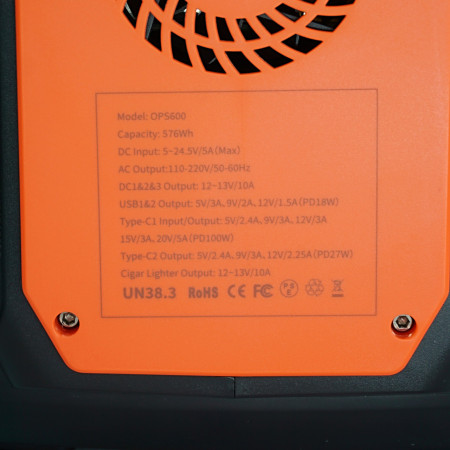 Портативная зарядная станция ANVOMI OPS600 (PD100W (E-Mark), 160000 mAh, 576 Wh)