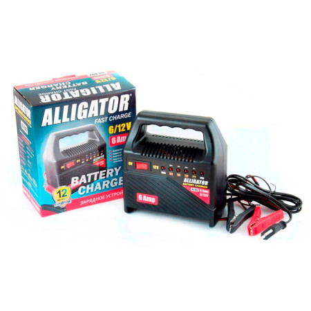 Зарядний пристрій для АКБ Alligator AC802 6/12V, 6А