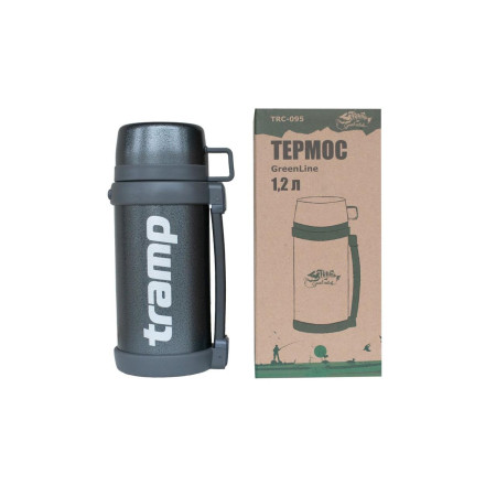 Термос TRAMP Greenline 1.2 л, Сірий