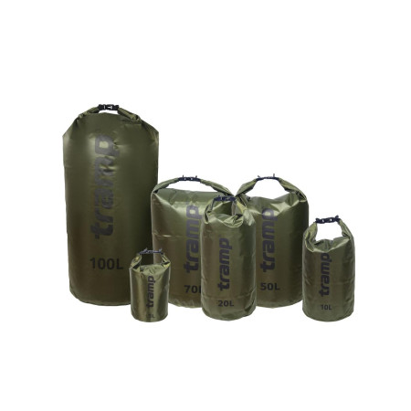 Гермомішок TRAMP PVC Diamond Ripstop 100л UTRA-210, Оливковий Гермомішок TRAMP PVC Diamond Ripstop 100л UTRA-210, Оливковий