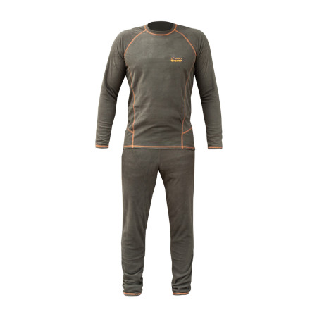 Термобілизна чоловіча Tramp Microfleece комплект (футболка+штани) olive UTRUM-020, UTRUM-020-olive-XL