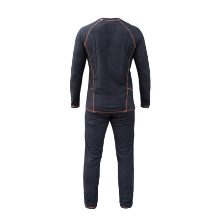 Термобілизна чоловіча Tramp Microfleece комплект (футболка+штани) black UTRUM-020, UTRUM-020-black-L