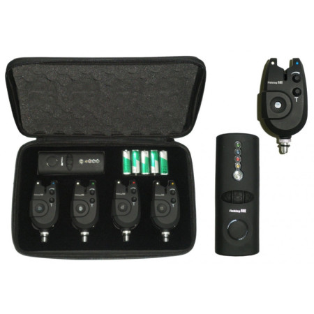 Сигнализаторы поклевки 4+1 в жестком кейсе