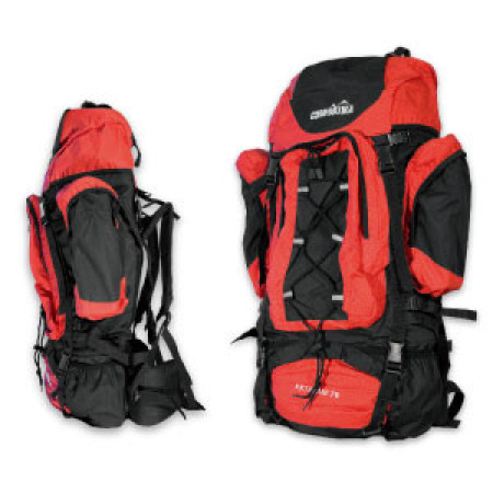 Рюкзак Объемом 70 литров Красный