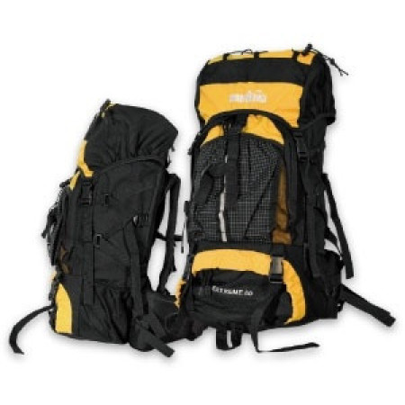 Рюкзак Объемом 60 литров желтый