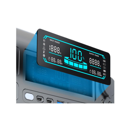Зарядная станция APower 2000 UltraCharging, LiFePO4, 640000 mAh, 2048 Wh/2600W)