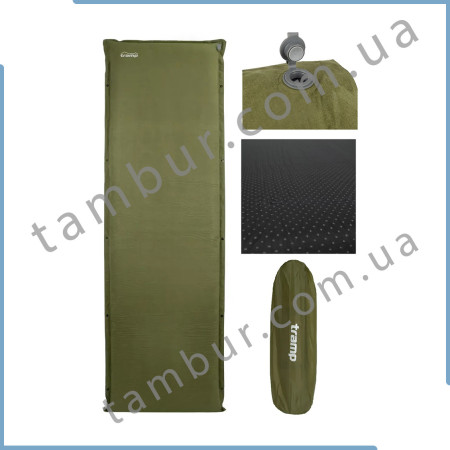 Коврик элитный самонадувающийся Tramp 190х65х7 UTRI-009-dark-olive