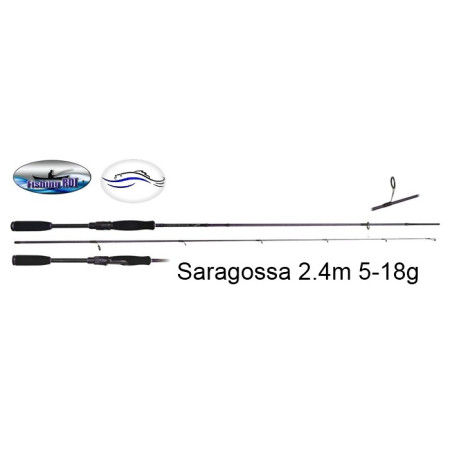Спиннинг SARAGOSSA  2.40m 5-18g