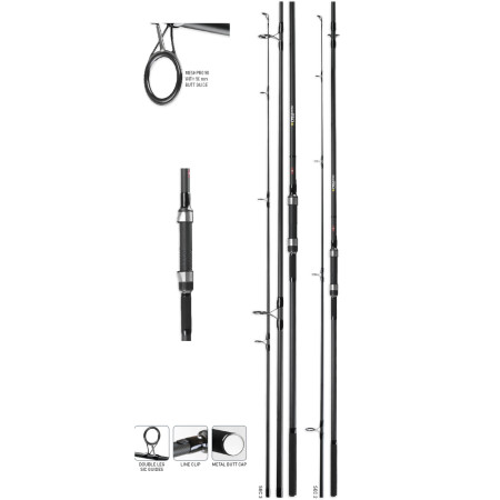 Профессиональное удилище Carp Zoom Mesh Pro Carp Rod, 13', 3,50lb, #50, 2 sections, 390 см