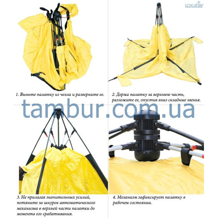 Палатка для зимней рыбалки Holiday EASY ICE 150*150*130см