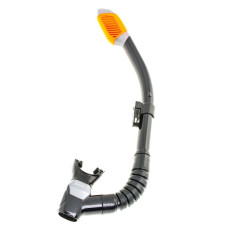 Трубка Dry Max black изогнутая гофра