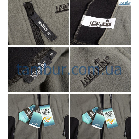 Куртка флисовая Norfin Outdoor Gray (охота, рыбалка, туризм)