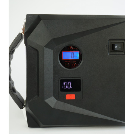 Пускозарядное устройство с цифровым автомобильным компрессором FLYLINKTECH CF700