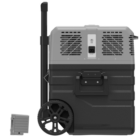 Компрессорный автохолодильник Alpicool ENX42. Охлаждение до -20 ℃. Питание 12, 24, 220В, встроенная батарея