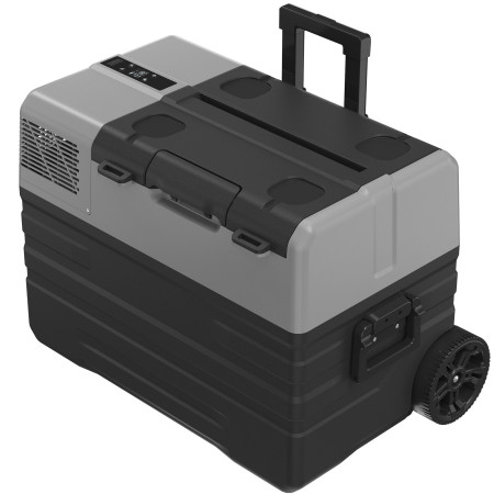 Компрессорный автохолодильник Alpicool ENX42. Охлаждение до -20 ℃. Питание 12, 24, 220В, встроенная батарея