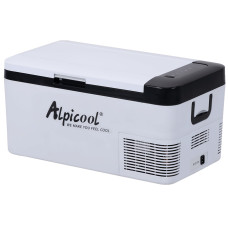 Компрессорный автохолодильник Alpicool K18 (18 литров) - Охлаждение до -20 ℃. Питание 12, 24, 220 вольт