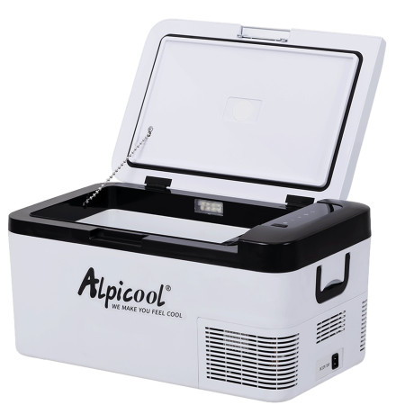 Компрессорный автохолодильник Alpicool K18 (18 литров) - Охлаждение до -20 ℃. Питание 12, 24, 220 вольт Компрессорный автохолодильник Alpicool K18 (18 литров) - Охлаждение до -20 ℃. Питание 12, 24, 220 вольт