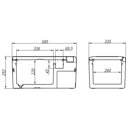 Компрессорный автохолодильник Alpicool K18 (18 литров) - Охлаждение до -20 ℃. Питание 12, 24, 220 вольт Компрессорный автохолодильник Alpicool K18 (18 литров) - Охлаждение до -20 ℃. Питание 12, 24, 220 вольт