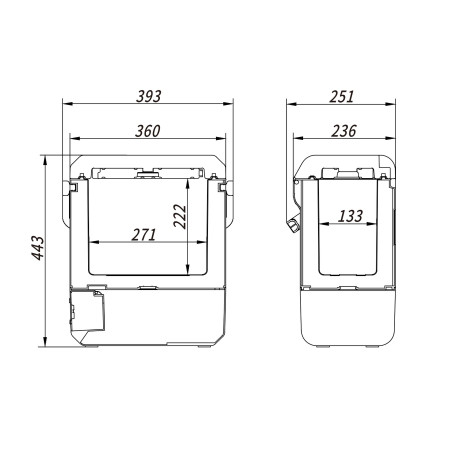 Компрессорный автохолодильник Alpicool P8 (8 литров). Охлаждение до -15 ℃, питание 12, 24, 220 вольт