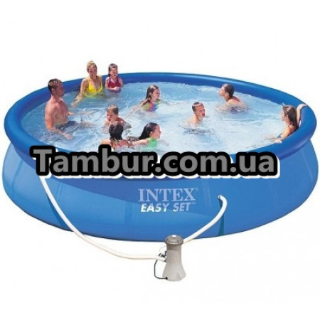 Надувной бассейн INTEX Easy Set Pool+насос-фильтр+картридж