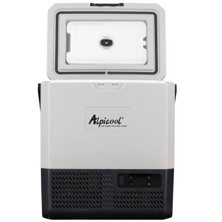 Компрессорный автохолодильник Alpicool P15 (13,5 литров). Охлаждение до -15 ℃, питание 12, 24, 220 вольт, встроенная батарея
