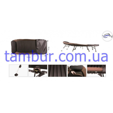 Раскладушка CARP SPIRIT KOLOSSAL BED CHAIR XL 8 PIEDS (нагрузка 200 кг)