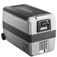 Компрессорный автохолодильник Alpicool T50 (двухкамерный, 50 литров). Режим работы до -20 ℃. Питание 12, 24, 220 вольт