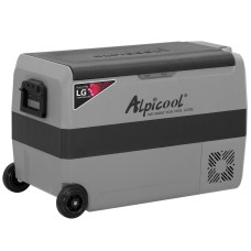 Компрессорный автохолодильник Alpicool T50 (LG) (двухкамерный, 50 литров). До -20 ℃. Питание 12, 24, 220 Вольт