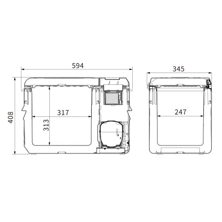 Компрессорный автохолодильник Alpicool WT25. Охлаждение до -20 ℃. Питание 12, 24, 220В Компрессорный автохолодильник Alpicool WT25. Охлаждение до -20 ℃. Питание 12, 24, 220В
