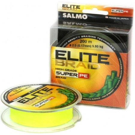 Шнур Salmo Elite Braid 0,17mm 91m Yellow
