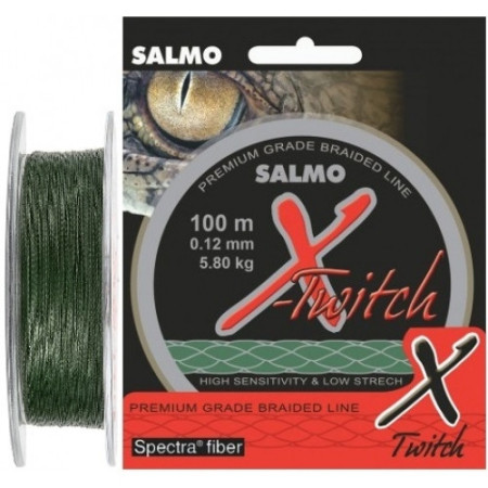 Шнур Salmo X-Twitch 0,17mm 100m