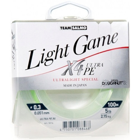 Шнур Team Salmo Light Game X4 0,042mm 100m