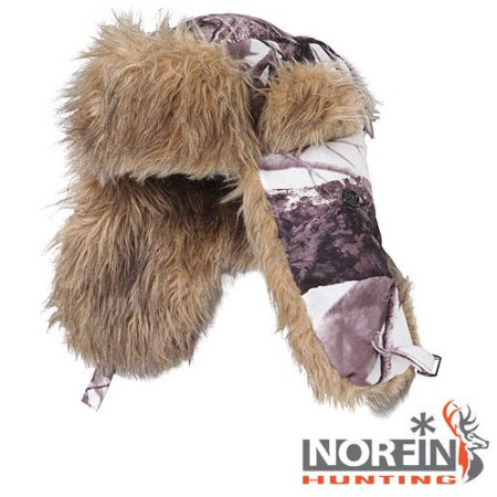 Шапка-ушанка Norfin Hunting White (охота, рыбалка)