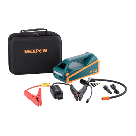 Пусковое устройство Jump Starter с компрессором для авто NEXPOW AP1 (4000A) 74,0Wh/20000mAh Пусковое устройство Jump Starter с компрессором для авто NEXPOW AP1 (4000A) 74,0Wh/20000mAh