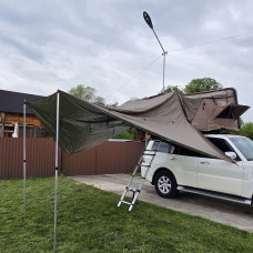 Палатка на крышу автомобиля с боковым тентом TF-618