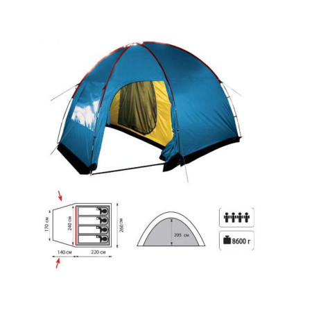 Кемпинговая палатка Sol Anchor 4 Кемпинговая палатка Sol Anchor 4