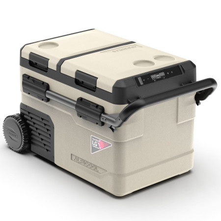 Компрессорный автохолодильник Alpicool TGBSW35 (LG). 38 литров. Двухкамерный. До -20℃. (12, 24, 220 вольт)