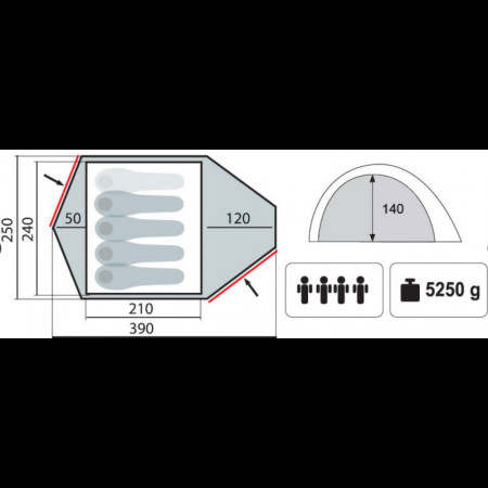 Универсальная палатка LAIR 4 (V2) Универсальная палатка LAIR 4 (V2)