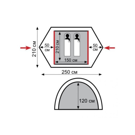 Универсальная палатка Scout 3 (V2) Универсальная палатка Scout 3 (V2)