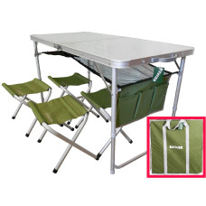 Складной комплект для пикника стол и 4 стула Ranger (раскладная мебель)